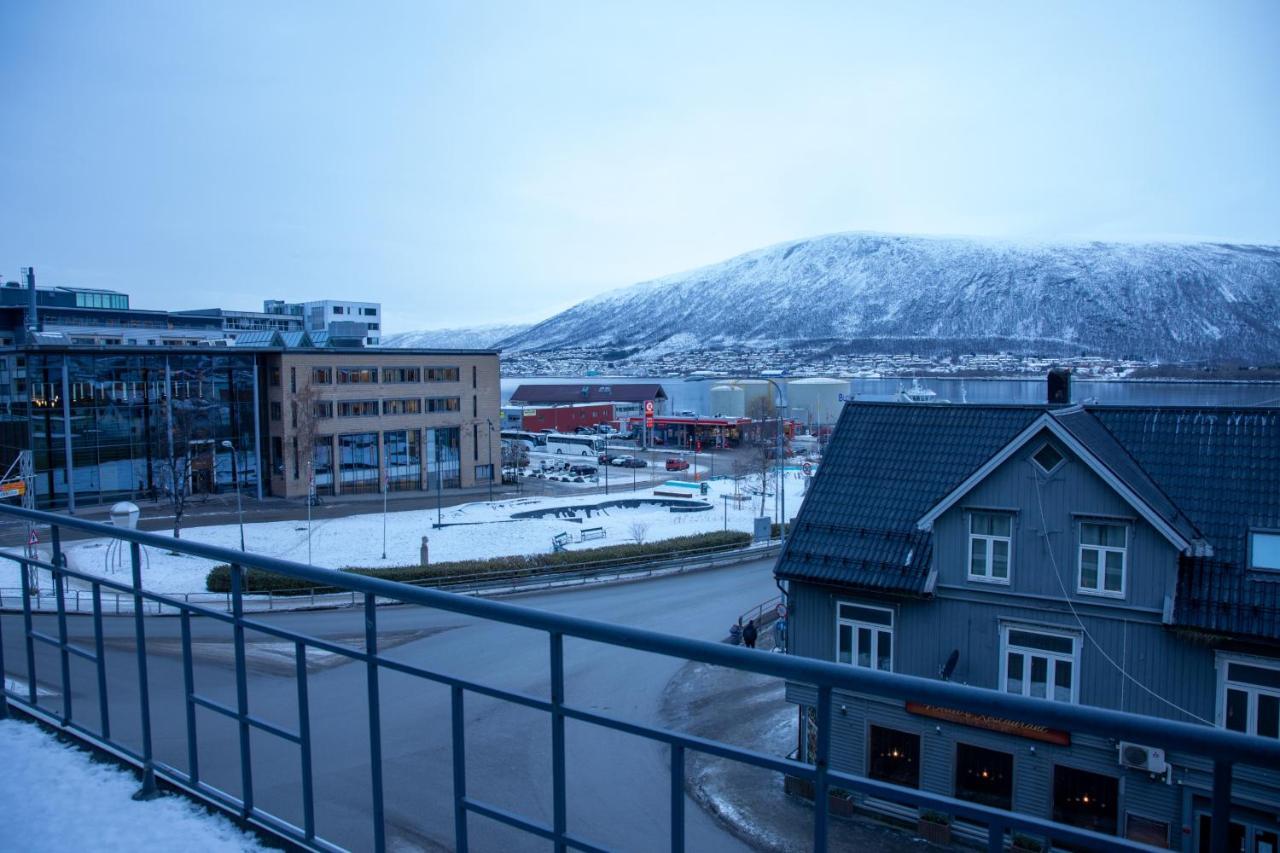 Toppleilighet Med Utsikt I Sentrum Nord Tromsø Esterno foto