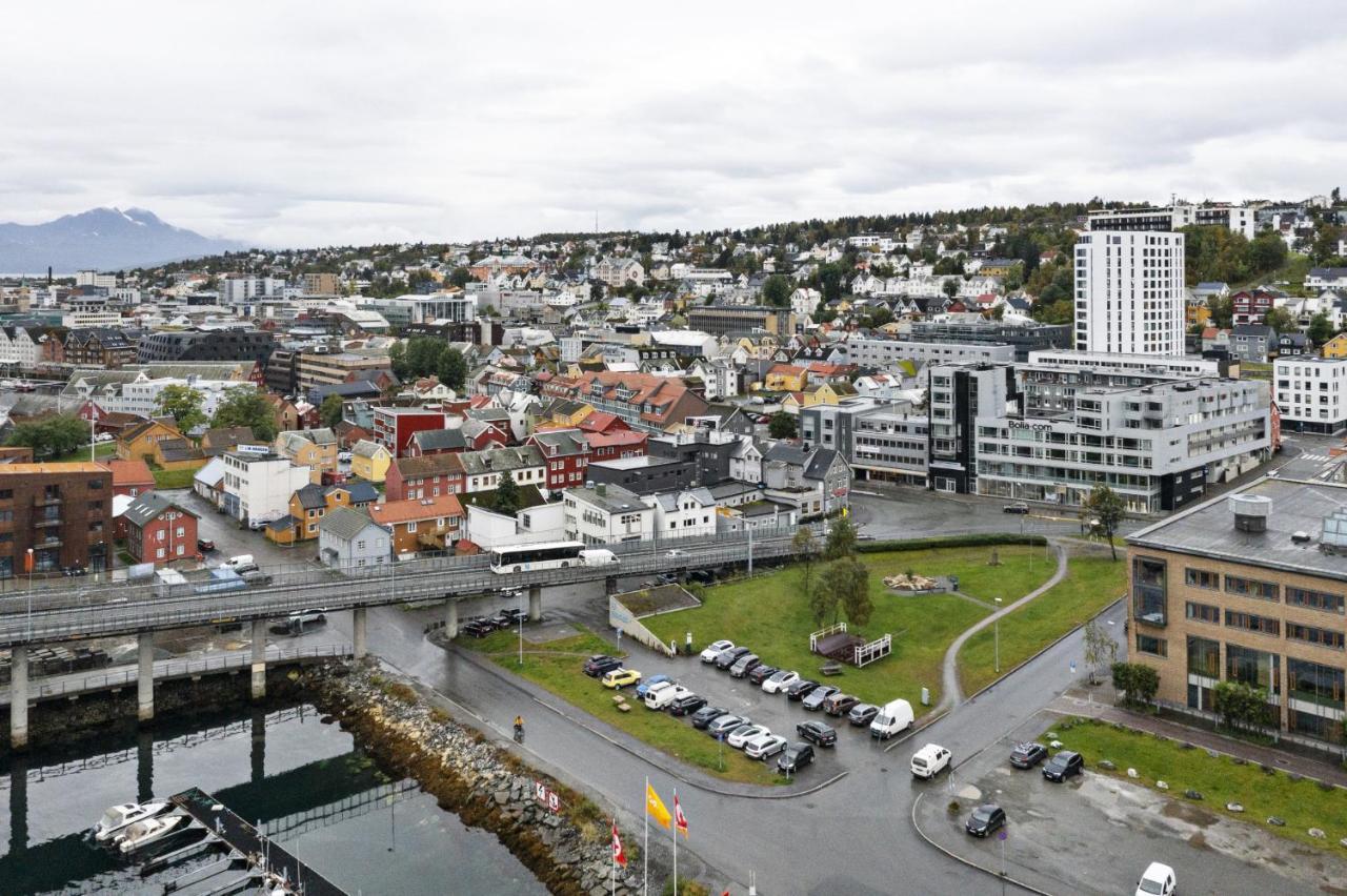 Toppleilighet Med Utsikt I Sentrum Nord Tromsø Esterno foto